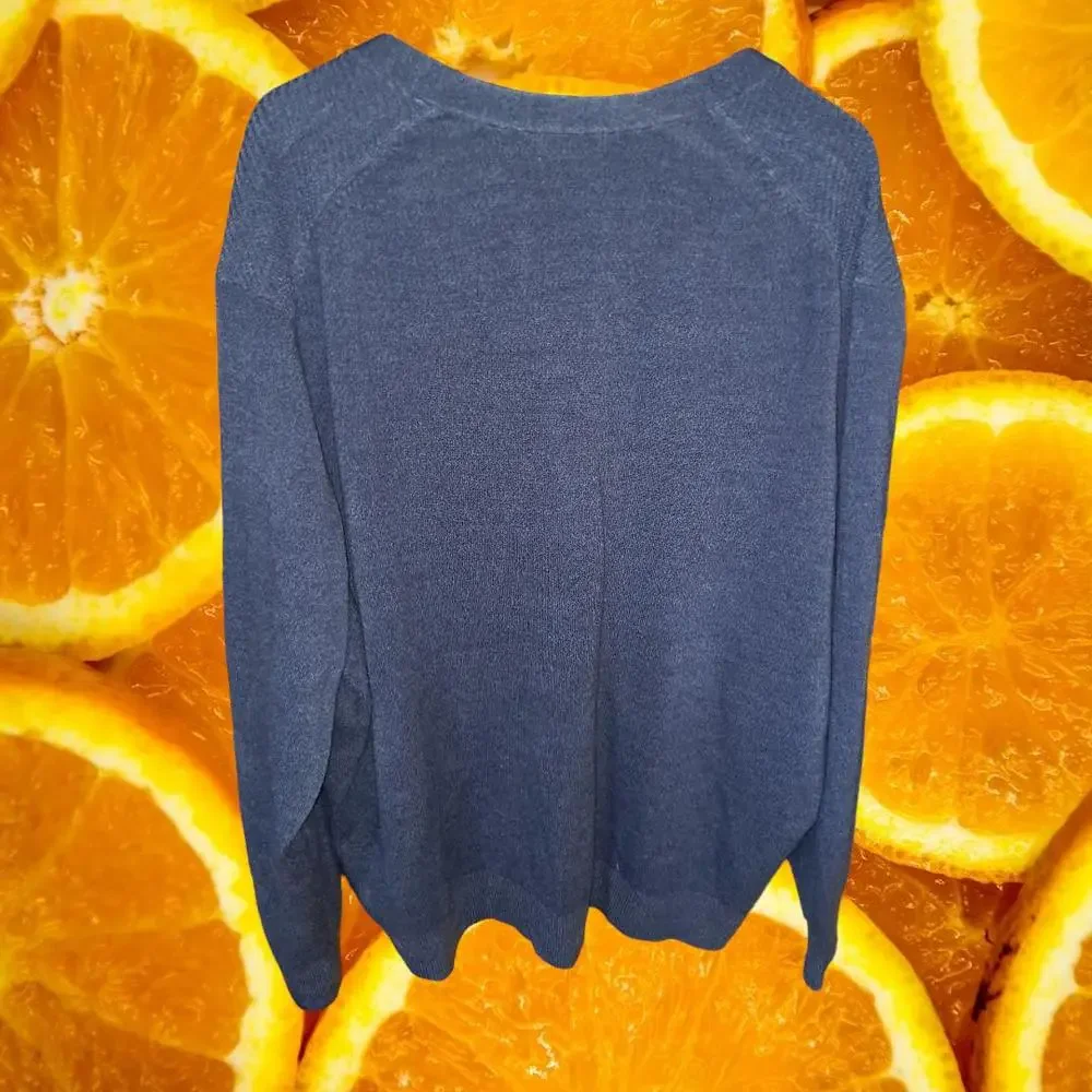 Vintage Dockers Blue Button‎ Up Cardigan Sweater